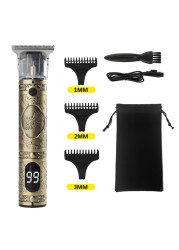 T9 Hair Clipper for Men Professional Hair Cutting Machine Barber Beard Trimmer Trimmer Electric Shaver for Men Dragon Hair Clipper