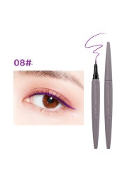 DEROL Easy To Smudge Eyeliner Pen Not Easy To Fade Waterproof Quick Drying Eyeliner Fashion Women Cute Makeup 8 Colors Optional