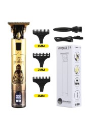 Electric men's shaver trimmer for men cordless razor T9 hair cutting machine beard trimmer cordless shaver