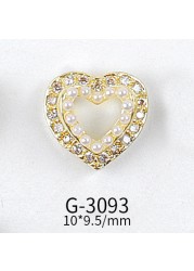 Net Red Nail Art Zircon Love Jewelry Series Candy Love LOVE Double Layer Three-dimensional Love Preservation G-3089