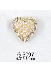 Net Red Nail Art Zircon Love Jewelry Series Candy Love LOVE Double Layer Three-dimensional Love Preservation G-3089