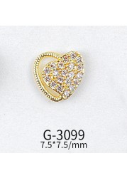 Net Red Nail Art Zircon Love Jewelry Series Candy Love LOVE Double Layer Three-dimensional Love Preservation G-3089