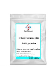 رائجة البيع السائبة Dihydroquercetin مسحوق 98% كيرسيتين ثنائي هيدرات سيبيريا لارك استخراج CAS 480-18-2 Taxifolin DHQ مسحوق