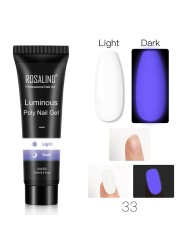 Rosalind 15ml Poly UV Nail Extension Gel 102 Colors Nail Art Design Manicure Semi Permanent Varnish Nail Polish Building Gel