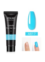 Rosalind 15ml Poly UV Nail Extension Gel 102 Colors Nail Art Design Manicure Semi Permanent Varnish Nail Polish Building Gel