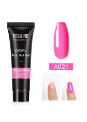 Rosalind 15ml Poly UV Nail Extension Gel 102 Colors Nail Art Design Manicure Semi Permanent Varnish Nail Polish Building Gel