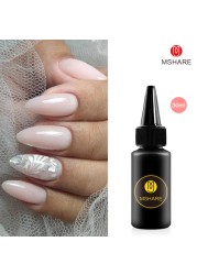 MSHARE Builder Nail Extension Gel Refill Nails Extension Thick Quick Building Clear Pink Led UV Gel Soak Off 30ml