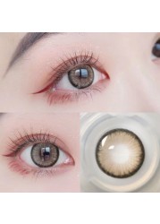 Bio-essence 2022 New 1 Pair Eye Color Contact Lenses Natural Brown Lenses Beauty Fashion Blue Green Green Eye Contact Lenses