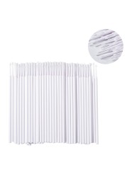 100pcs/bag Disposable Eyelashes Extension Brush Individual Lash Removal Swab Micro Brush For Eyelashes Extension Tools