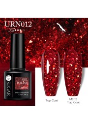 ur sugar 7.5ml gel polish manicure for nails christmas semi permanent vernes top coat soak off uv led gel color glitter varnish