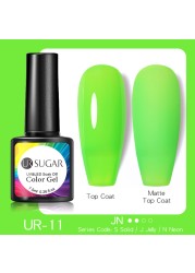 ur sugar 7.5ml gel polish manicure for nails christmas semi permanent vernes top coat soak off uv led gel color glitter varnish