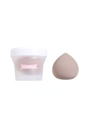 1pc Peach High Quality Portable Makeup Sponge With Box Powder Puff Foundation Bevel Cutting Tools Free Shipping Makeup Sponges