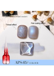 2022 commonly used nail gel fluorescent spar sham universal bright color cat eye mother of pearl nail gel