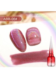 2022 commonly used nail gel fluorescent spar sham universal bright color cat eye mother of pearl nail gel