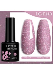 LILYCUTE 7ml Glitter Gel Nail Polish Laser Sequins Soak Off UV Gel Semi Permanent Colored Nails Gel Polish DIY Nail Art Esmalte