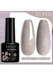 LILYCUTE 7ml Glitter Gel Nail Polish Laser Sequins Soak Off UV Gel Semi Permanent Colored Nails Gel Polish DIY Nail Art Esmalte