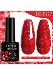 LILYCUTE 7ml Glitter Gel Nail Polish Laser Sequins Soak Off UV Gel Semi Permanent Colored Nails Gel Polish DIY Nail Art Esmalte