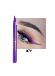 Colorful Liquid Eyeliner Waterproof Gel Eyeliner Stamp Pen Pencil Long Lasting No Blooming Waterproof Eye Liner Makeup Tools