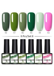 KOSKOE Gel Nail Polish Set 2/4/6pcs Hybrid Varnish Soak Off Gel UV LED Glitter Vernis Semi Permanent Nail Art Gel Polish Kit