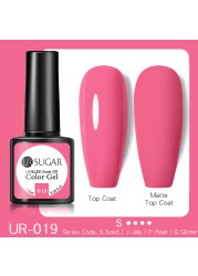 ur sugar pink nail gel polish 7.5ml each for manicure semi permanent soak off gel uv led varnish gel nail art design