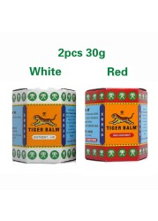 100% Original Tiger Balm Red White Rub Lotion Muscle Pain Relieving Relief Plaster Relaxing Balm Joint Pain Massage Ointment Medical