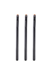 3pcs Professional Eye Makeup Brush Flat Eyeliner Brushes Angle Eyebrow Delicate Application Detail Outline Eye Make Up Brush