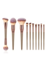 Loebig Beauty Makeup Brushes Cosmetic Brush Set Powder Foundation Blush Highlighting Eye Shadow Eyebrow Eye Lashes Make Up Tools