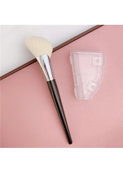 Loebig 72# Fan Contour Brush Professional Face Blush Highlighting Bronzer Contour Powder Brush Soft Synthetic Hair Sculpting Brushes