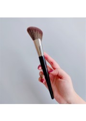 Loebig 72# Fan Contour Brush Professional Face Blush Highlighting Bronzer Contour Powder Brush Soft Synthetic Hair Sculpting Brushes