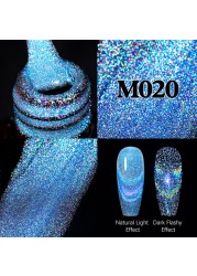 ur sugar fluorescent reflective gel nail polish neon yellow pink red glitter semi permanent soak off uv led nail polish