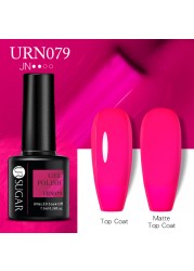 ur sugar fluorescent reflective gel nail polish neon yellow pink red glitter semi permanent soak off uv led nail polish