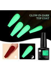 ur sugar fluorescent reflective gel nail polish neon yellow pink red glitter semi permanent soak off uv led nail polish