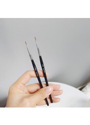 Super Thin Eyebrow Brush Eyeliner Synthetic Hair Brush Sharp Angled Fine Eye Liner Eyebrow Brushes Make Up Cosmetic Tools