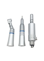 Dental Low Speed ​​Handpiece Air Turbine Handpiece Straight Contra Angle 2/4 Holes Air Motor