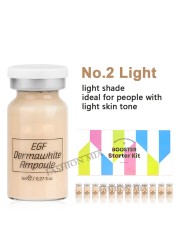 12 Vials Korean Cosmetic Dermawhite BB Cream Glow Starter Kit Stayve Liquid Foundation for Skin Whitening Brightening