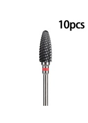 Nail Bits Ceramic Nail Drill Bit Pedicure Drill Milling Cutter For Manicure Machine Pedicure Caps Ceramic Drill Nail Polish Tools