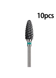 Nail Bits Ceramic Nail Drill Bit Pedicure Drill Milling Cutter For Manicure Machine Pedicure Caps Ceramic Drill Nail Polish Tools