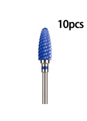 Nail Bits Ceramic Nail Drill Bit Pedicure Drill Milling Cutter For Manicure Machine Pedicure Caps Ceramic Drill Nail Polish Tools