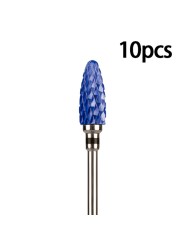 Nail Bits Ceramic Nail Drill Bit Pedicure Drill Milling Cutter For Manicure Machine Pedicure Caps Ceramic Drill Nail Polish Tools