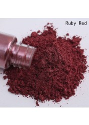 Colorful pearl mica pigment powder for nails glitter art, soap making epoxy resin eyeshadow lipstick car paint