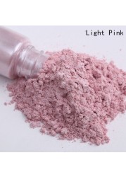 Colorful pearl mica pigment powder for nails glitter art, soap making epoxy resin eyeshadow lipstick car paint