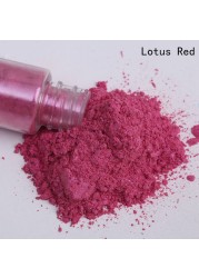 Colorful pearl mica pigment powder for nails glitter art, soap making epoxy resin eyeshadow lipstick car paint