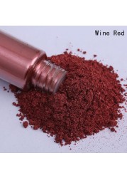 Colorful pearl mica pigment powder for nails glitter art, soap making epoxy resin eyeshadow lipstick car paint