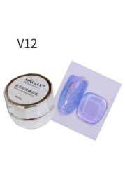 8ml Multi Shell Gel Nail Polish Semi Permanent Varnish UV Gel Base Top Coat for Nail Polish Gel DIY Nail Glitter Gel