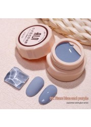 30 Solid Colors Nail Polish Painting Gel Super Texture Pure Color Full Coverage DIY Nail Art Designs Gel Nail Art Gel TSLM1