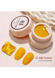 30 Solid Colors Nail Polish Painting Gel Super Texture Pure Color Full Coverage DIY Nail Art Designs Gel Nail Art Gel TSLM1