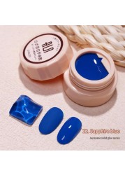 30 Solid Colors Nail Polish Painting Gel Super Texture Pure Color Full Coverage DIY Nail Art Designs Gel Nail Art Gel TSLM1