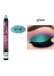 12 Color Pearlescent Silkworm Eyeshadow Pen Long Lasting Waterproof Contour Shadows Makeup Shiny Eye Shadow Stick Cosmetics