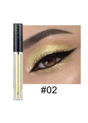 Makeup Black Glitter Liquid Eyeshadow Shimmer Diamond Shiny Eyeshadow Palette Lasting Shimmer Pigmented Eye Shadow Cosmetics