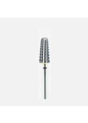 New 5 in 1 Tapered Carbide Nail Drill Bits Two-Way Carbide Drill Bits Accessories Milling Cutter for Manicure Left and Right Hand